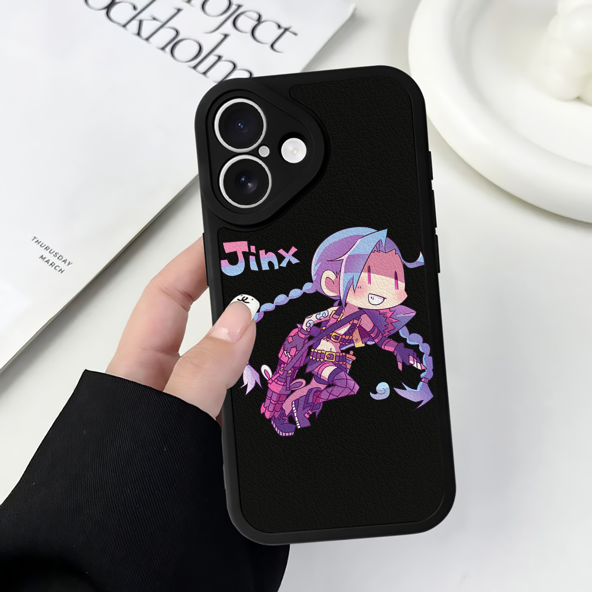 リーグ・オブ・レジェンド League of Legends LOL 【iPhone 16シリーズ対応】シリコンスマホケース（レザー調） 材質：シリコン